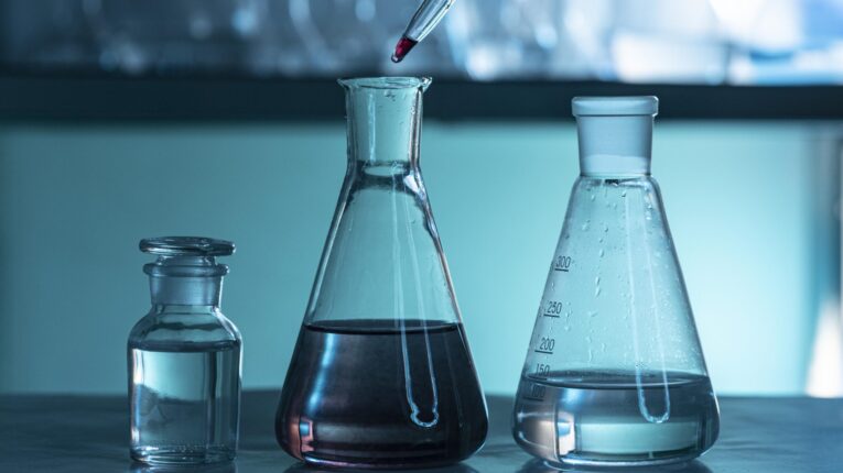 Recipiente para pesquisa de cientista